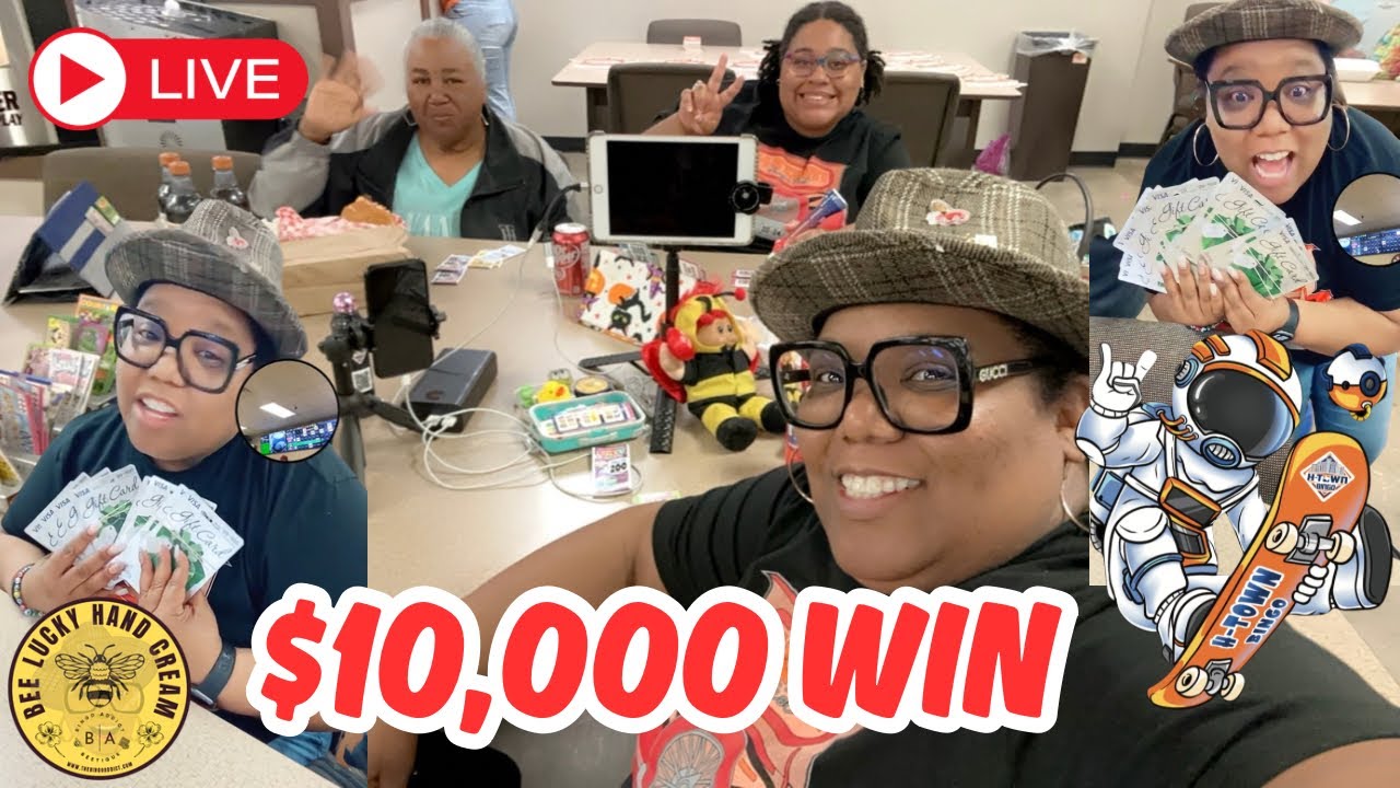 4/6/24 I WON THE $10K Raffle at HTown Bingo