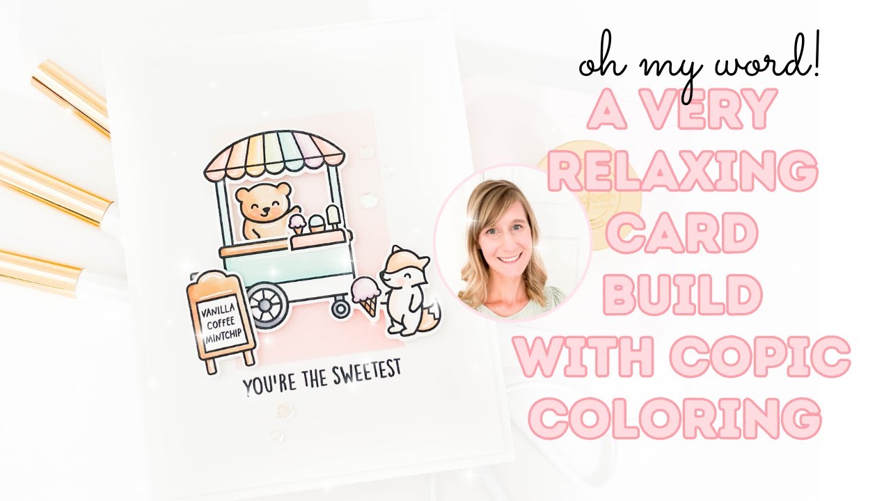 I Scream, You Scream, We All Scream for...A Crazy Adorable Card! | A Relaxing Card Tutorial