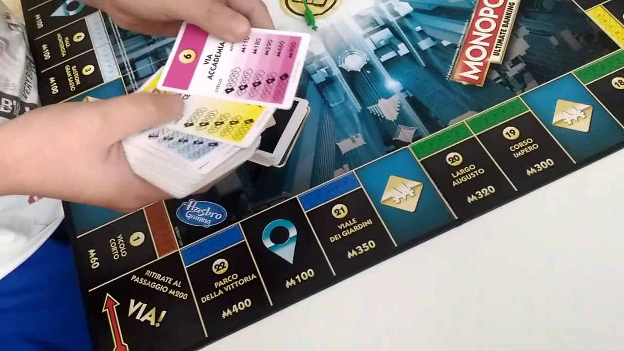 Istruzioni  monopoli con carta di credito