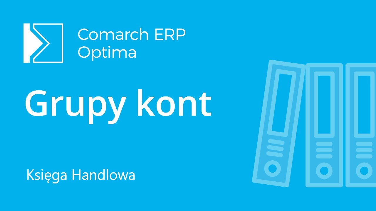 Comarch ERP Optima - Grupy kont ( film z lektorem)
