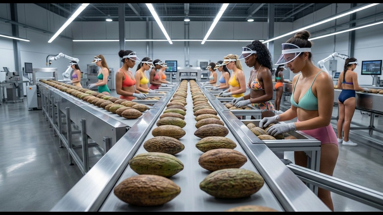 Dentro de la fabrica de semilla de banano