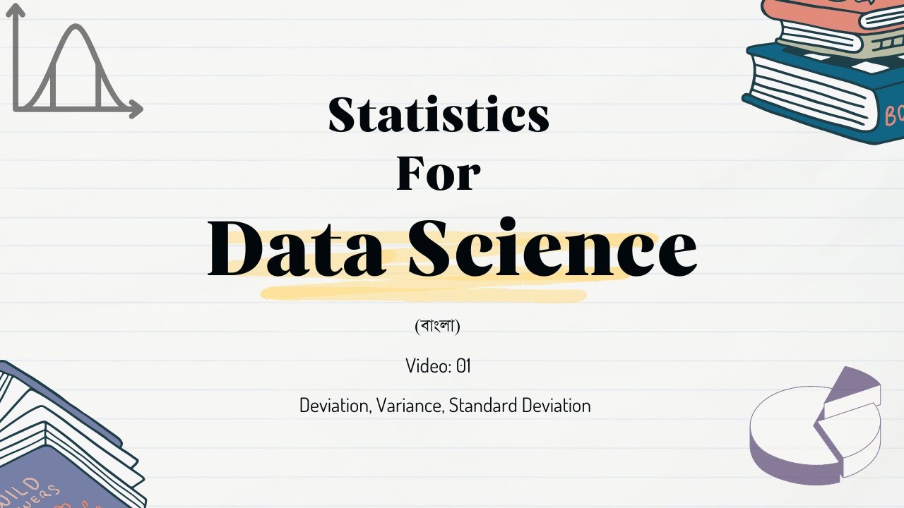 Statistics For Data Science - Bangla | Deviation | Variance | Standard Deviation | Video 01