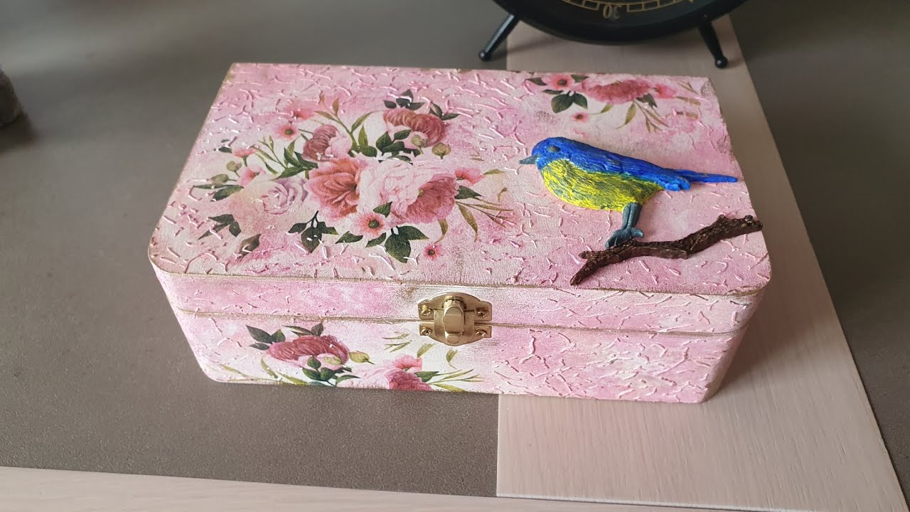 Tuto/partage customisation d'une boîte en bois