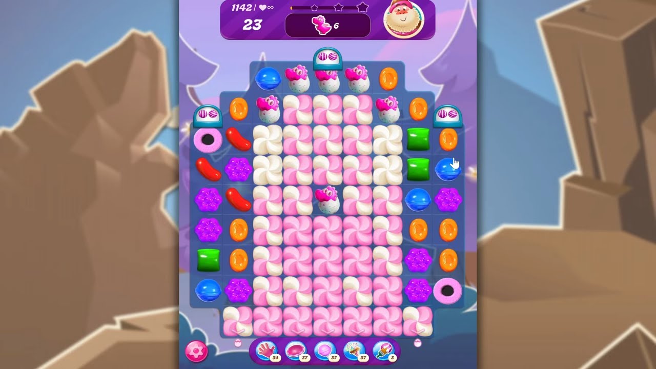 Candy Crush Saga LEVEL 1142 NO BOOSTERS (new version)🐟☑️