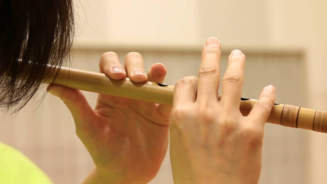 篠笛　7本調子　ドレミファソラシド 運指　高音質 高画質