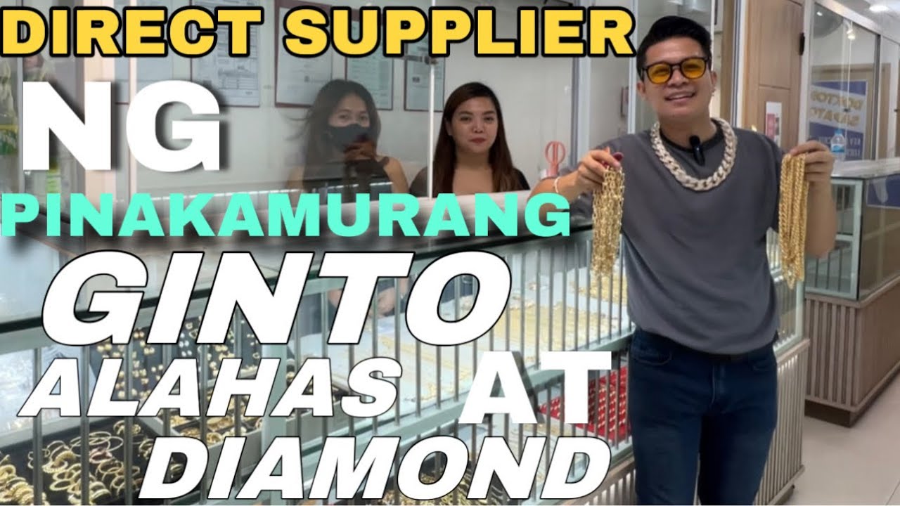 Natagpuan natin || Pinakamurang Direct Supplier ng Ginto Alahas Diamond 100% PAWNABLE || TourVlog