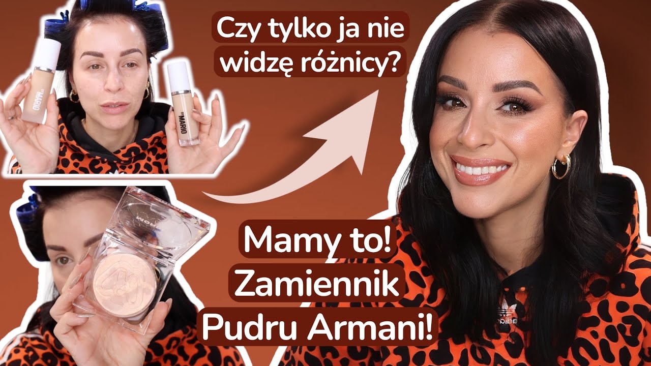 💰Tańszy zamiennik pudru Armani, podkłady od Mario Make-up | Zróbmy Cynamonowy Makijaż 