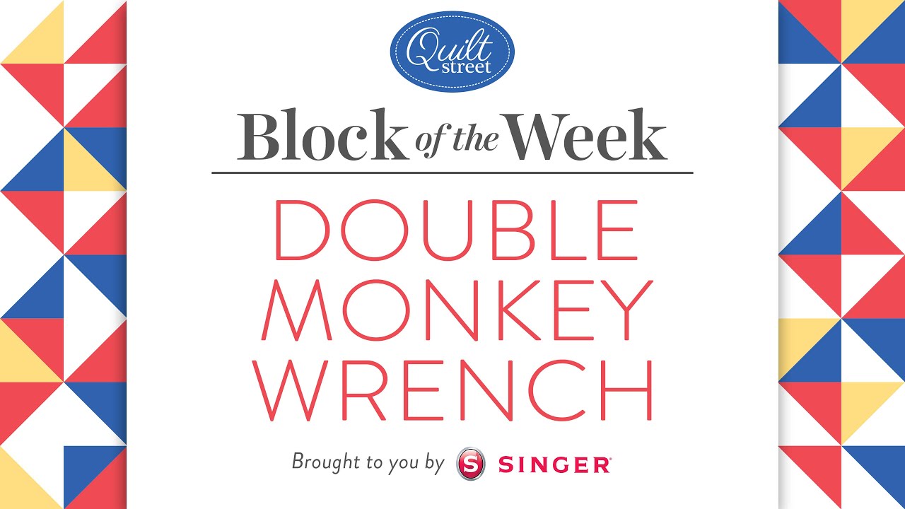 Free Weekly Quilt Block and How-To: The Double Monkey Wrench