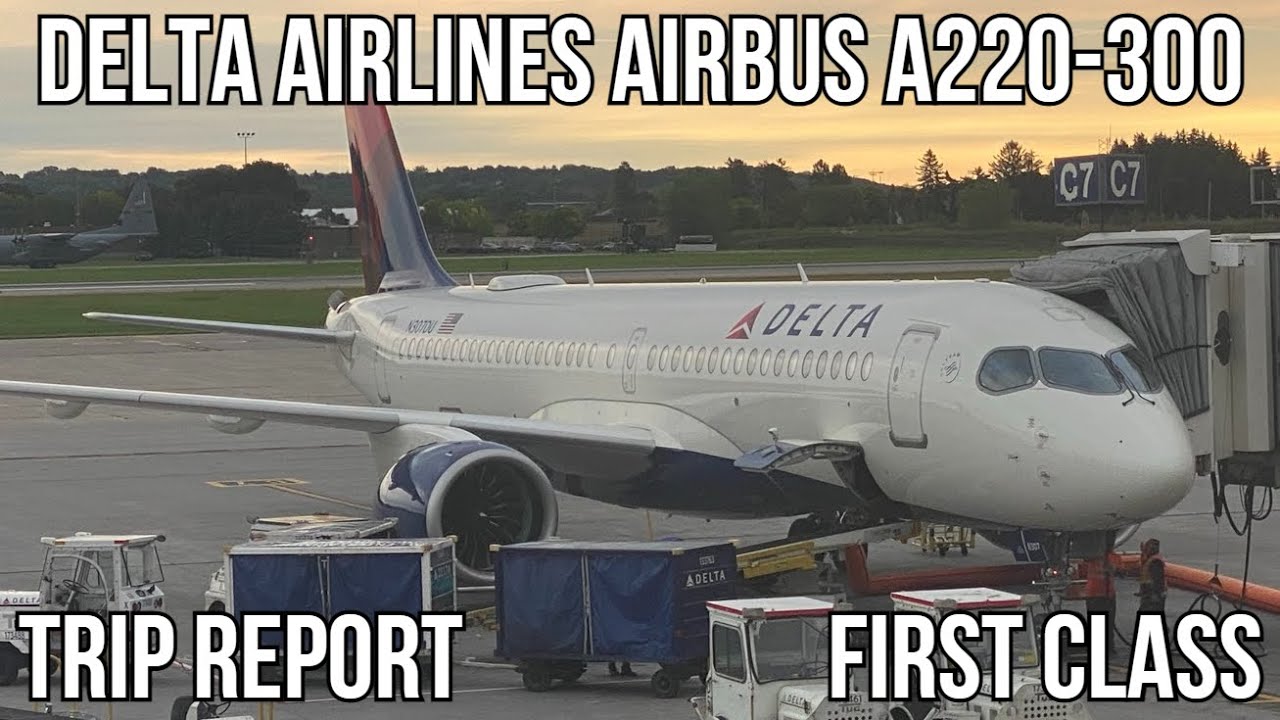 [TRIP REPORT] Delta Airlines Airbus A220-300 (FIRST CLASS) Newark (EWR) - Minneapolis (MSP)