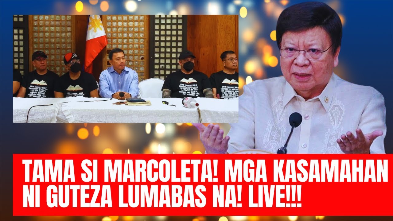 TAMA SI MARCOLETA!!! MGA KASAMAHAN NI GUTEZA LUMANTAD NA! LIVE!!!