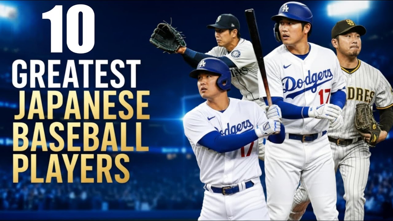10 GREATEST Japanese Baseball Players of All Time
