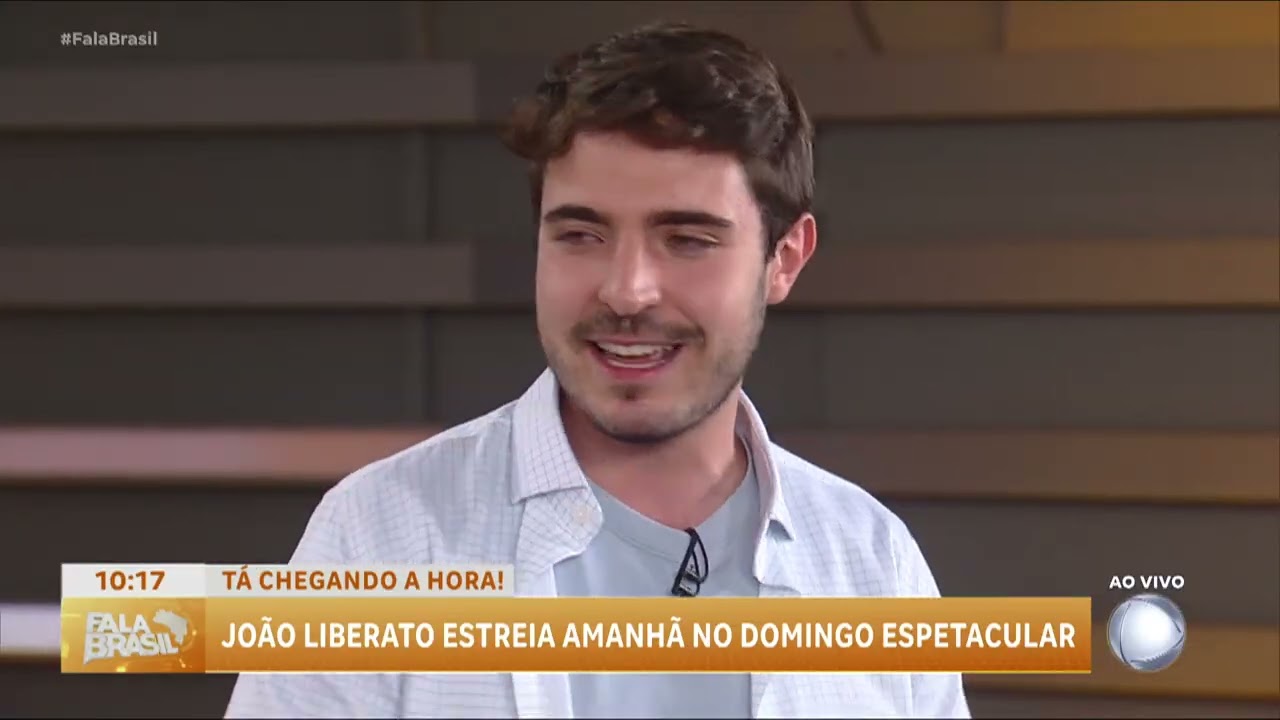 João Liberato, filho de Gugu, estreia quadro no 'Domingo Espetacular' neste domingo (25)