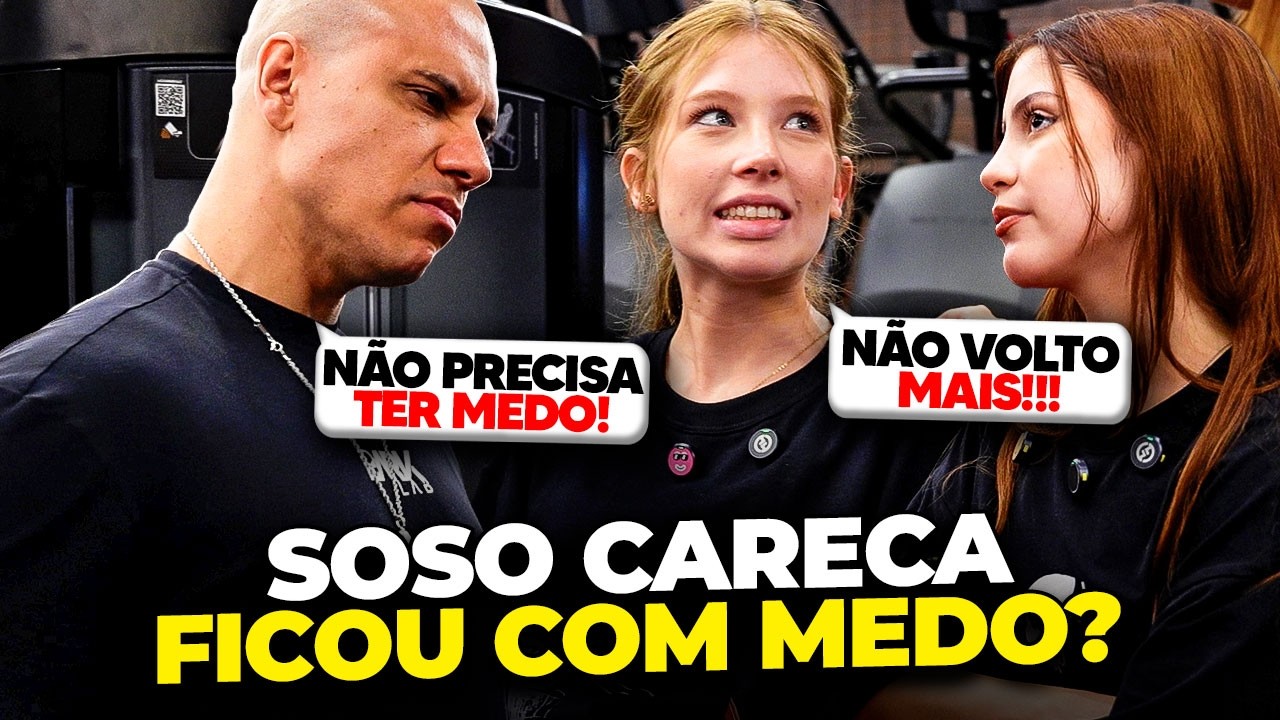 Ela Tava Com Muito Medo de Treinar Com o Carlão