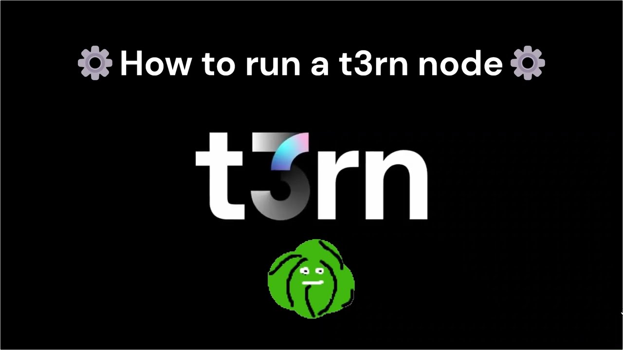 ⚙️How to run a t3rn node⚙️
