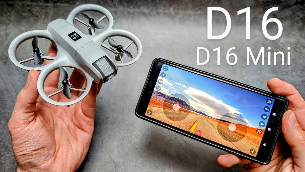 Mini DRONE D16: con&eacute;ctalo y vinc&uacute;lalo con la aplicaci&oacute;n del tel&eacute;fono: graba videos, toma fotos y ...