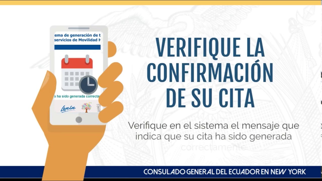 Cómo obtener una cita para trámites consulares: PASO-A-PASO