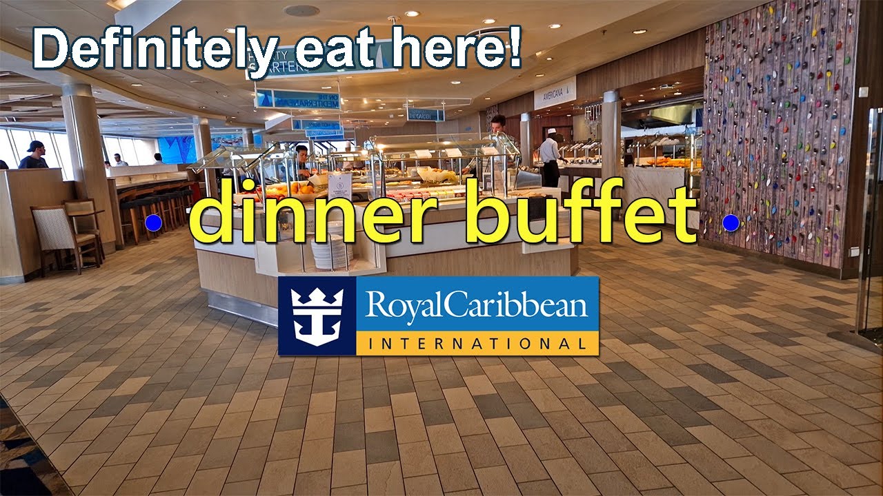 Next level taste! Amazing dinner buffet Royal Caribbean Windjammer #cruise #food #cruisetravelvideos