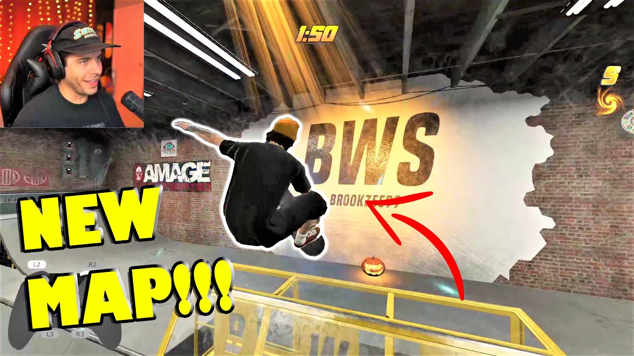 The NEW Brookzee Map is INSANE!!! (First Reaction) | Skater XL