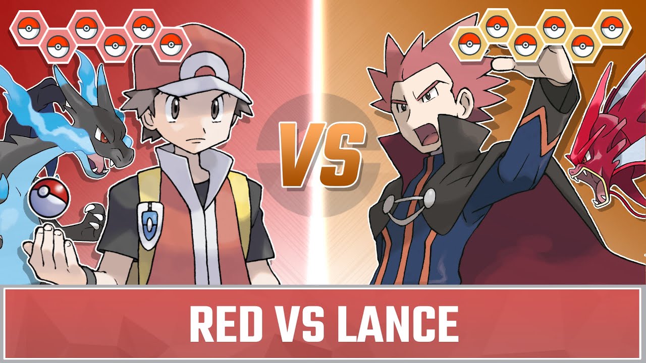 Kanto Pokemon Battle: Red vs Lance