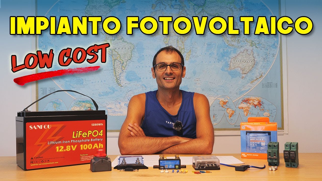 Come realizzare un Impianto Fotovoltaico fai da te economico per Camper, Van o Baita