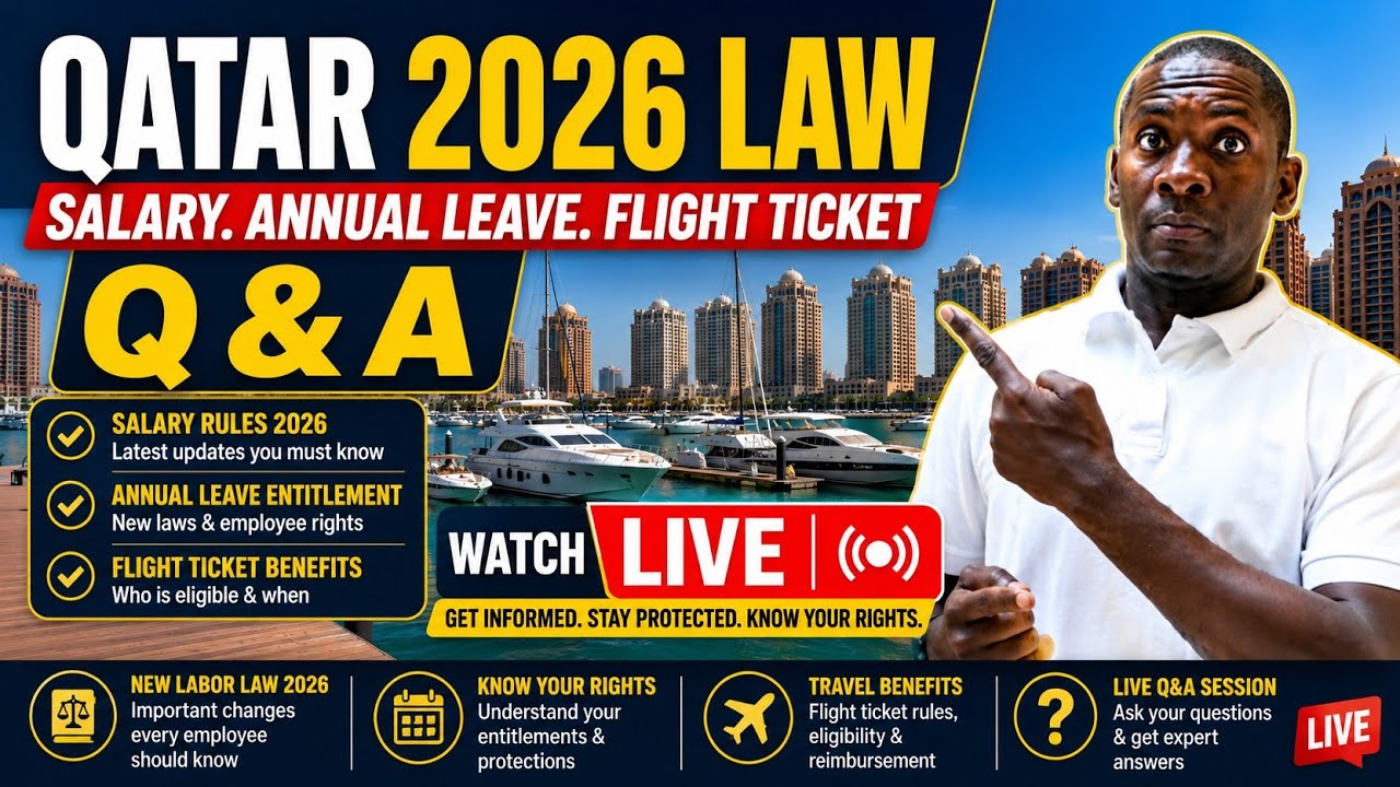 Don't Get Cheated in Qatar Labour Law 2026 ( Live Session) | Mexcreationtv 