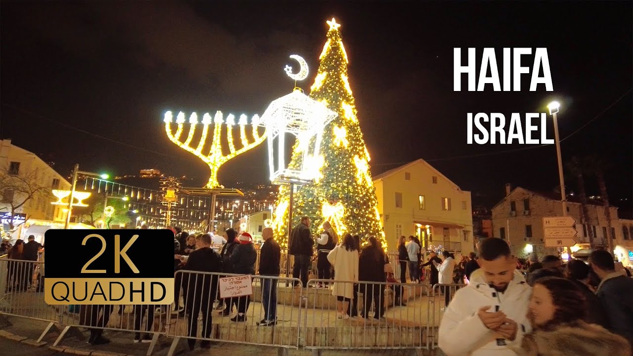 New Year celebrating in Haifa, Israel