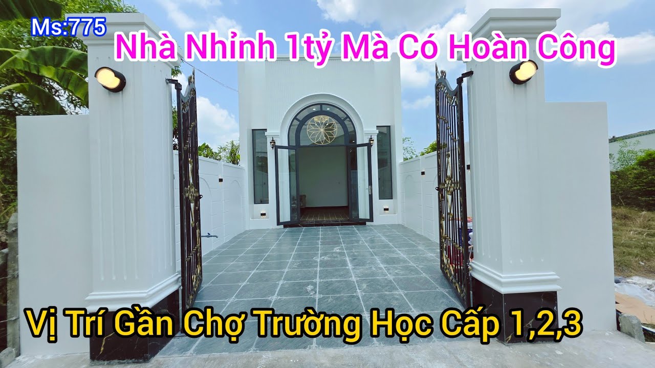 Bán Căn Nhà Mẫu Mới Lạ Giá Chỉ Nhỉnh 1ty Mà Có Hoàn Công Luôn Cả Nhà Ơi | Nhà Đất Tây Ninh