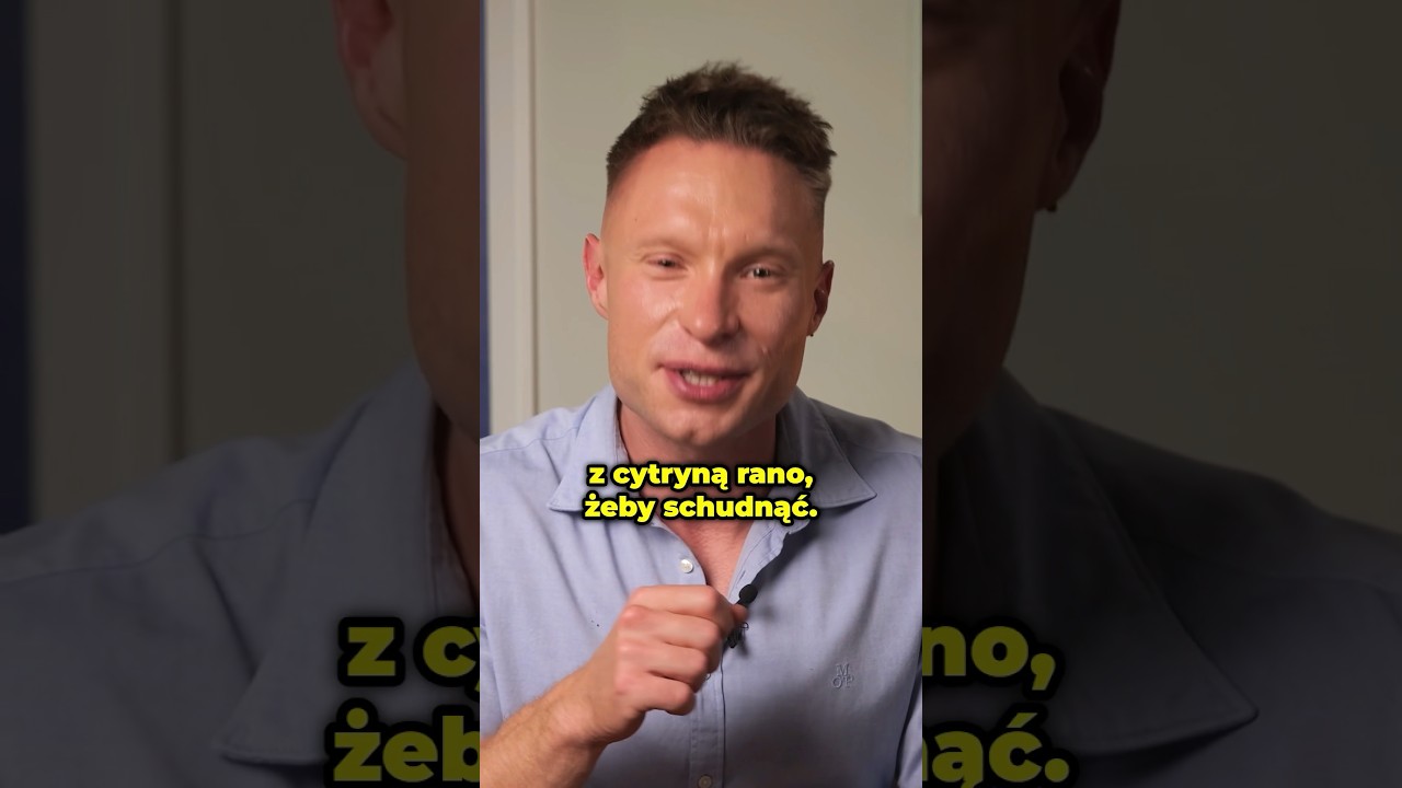 Woda z cytryną na czczo na odchudzanie 🍋