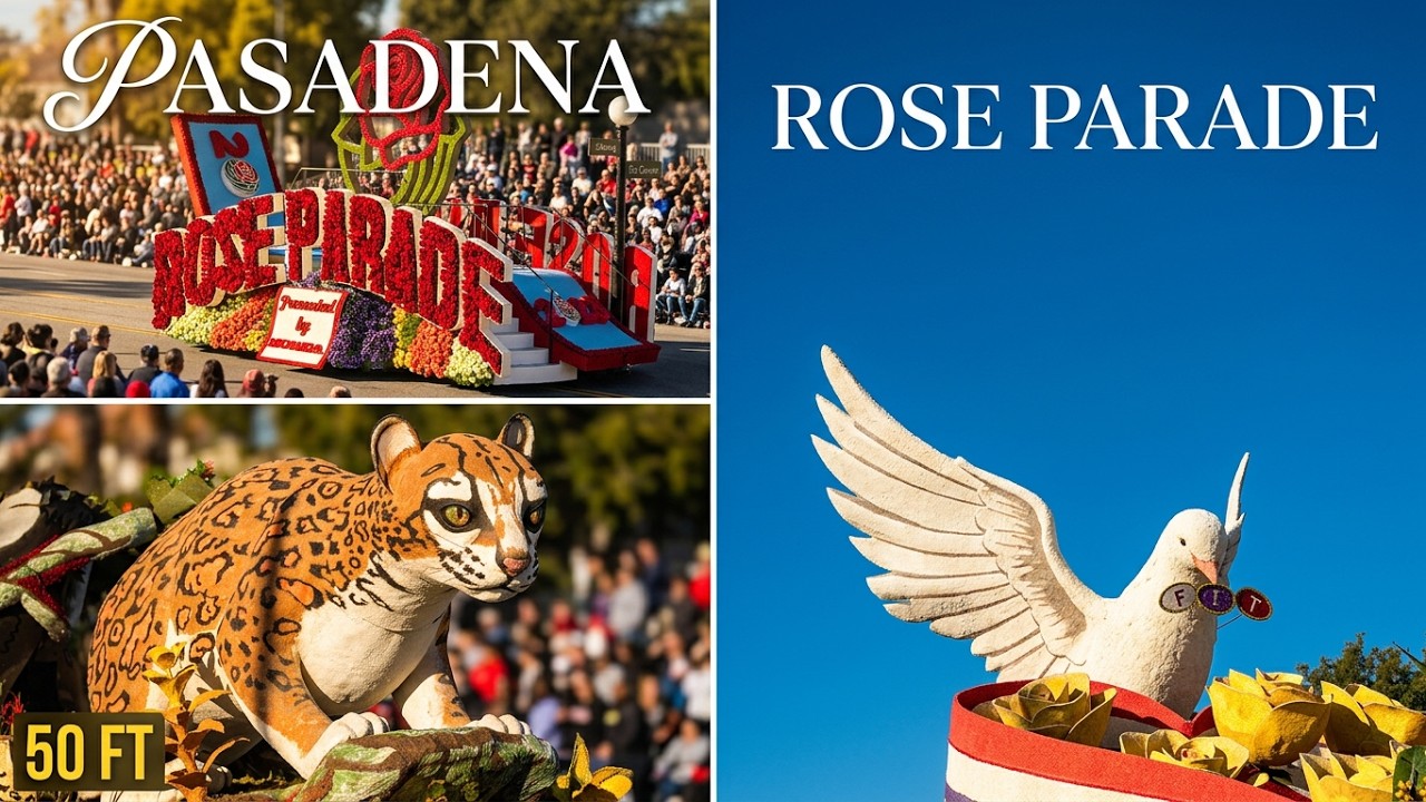 DESFILE DE LAS ROSAS- PASADENA, CALIFORNIA ENERO 2023