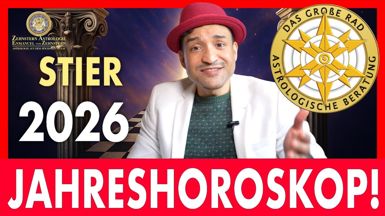 STIER & STIER ASZENDENT JAHRESHOROSKOP 2026 ZEHNSTERN ASTROLOGIE