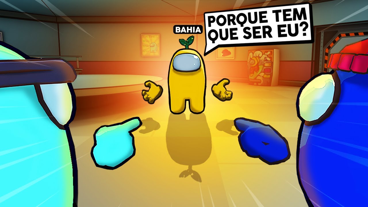 O BAHIA FOI O CARA MAIS INJUSTIÇADO DESSE AMONG kkkkkkkkkjjj -Among Us 3D