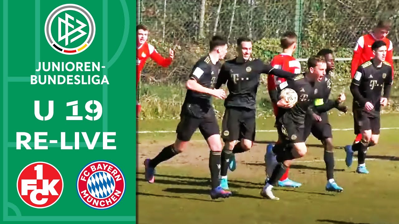 1 FC. Kaiserslautern - Bayern München | RE-Live | U 19 Junioren-Bundesliga 2021/2022 | 17. Spieltag