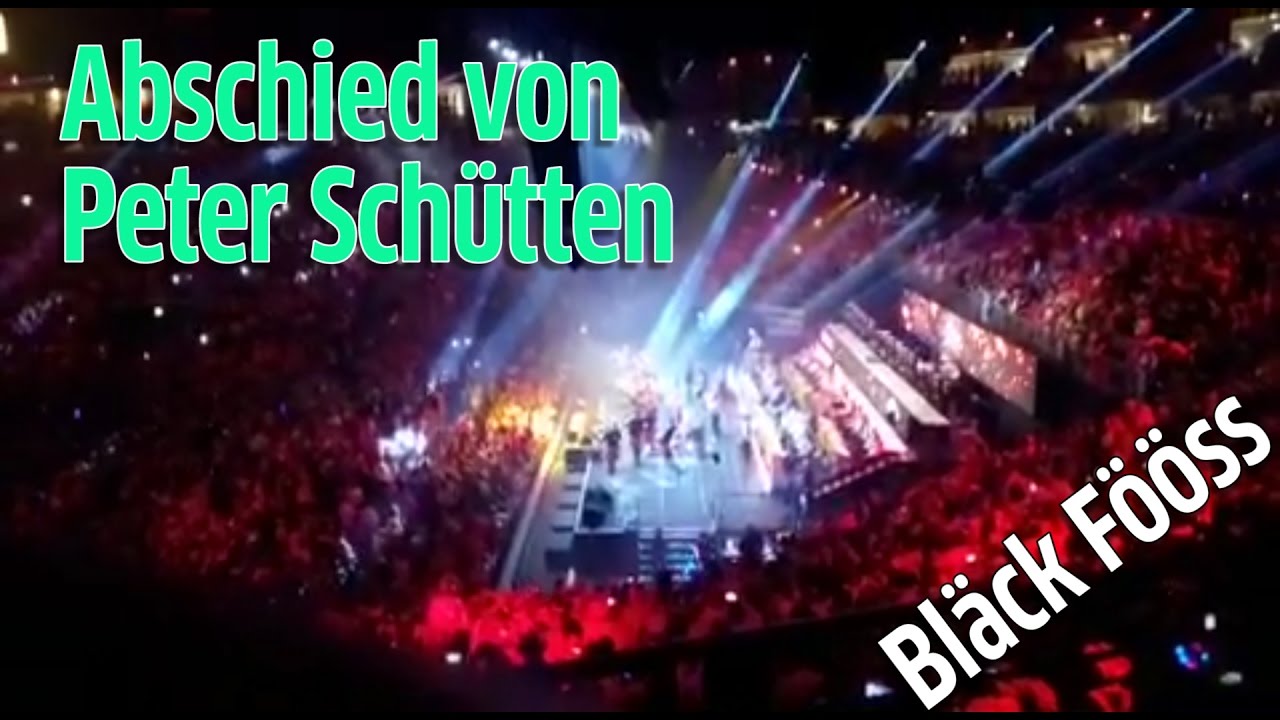 Die Bl&auml;ck F&ouml;&ouml;ss verabschieden sich musikalisch von Gr&uuml;ndungsmitglied Peter Sch&uuml;tten