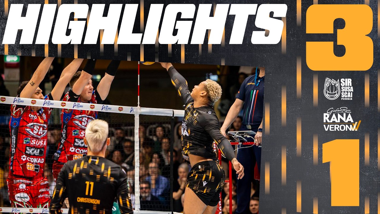 HIGHLIGHTS | Rana Verona-Sir Susa Scai Perugia-Rana Verona | Finale Supercoppa