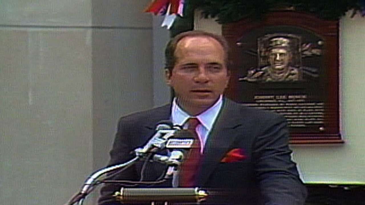 Johnny Bench delivers Hall of Fame induction speech