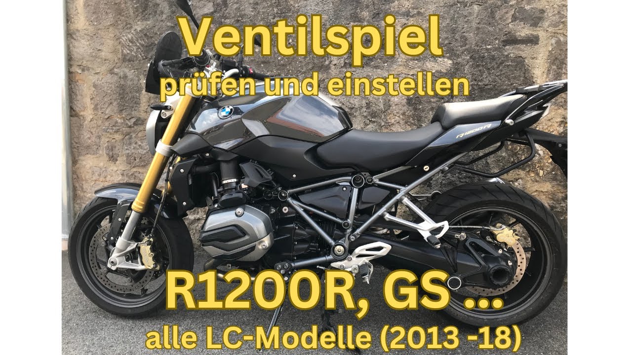 Ventile überprüfen und einstellen, BMW R1200R, GS, RS, RT