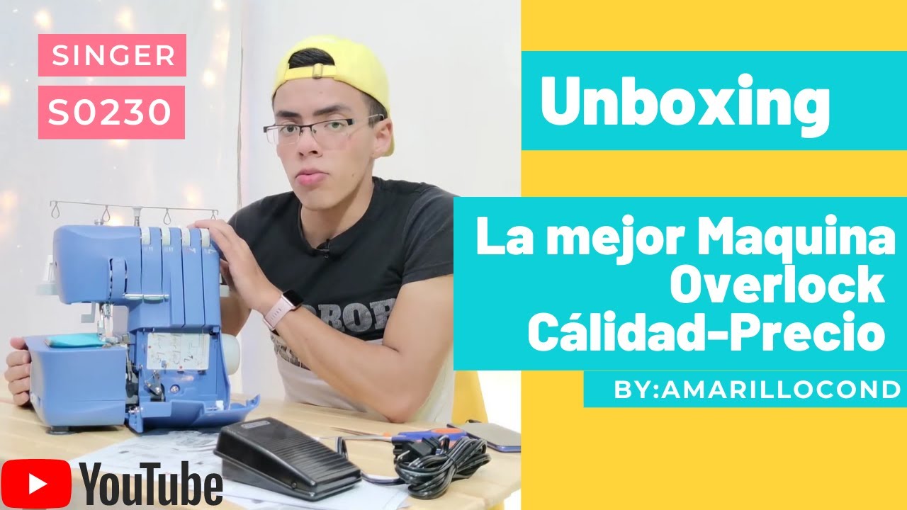 Unboxing !!! Singer  Overlock Making the cut S0230