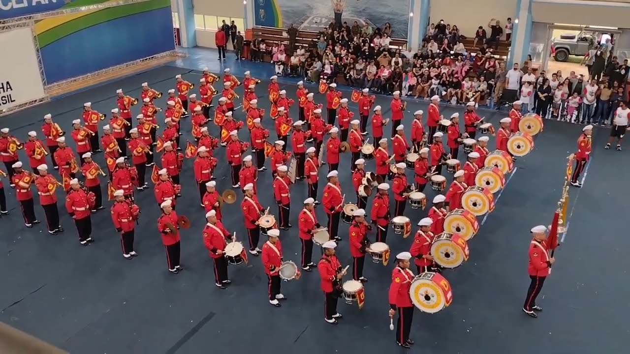 Banda Marcial do Corpo de Fuzileiros Navais - CEFAN - Um dia de Fuzileiro Naval