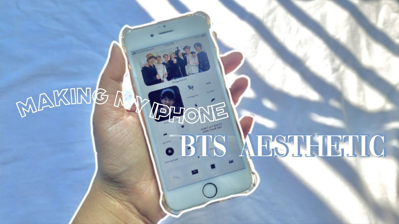 making my iphone 6s aesthetic in 2022~ minimalist BTS aesthetic 🌺 aesthetic vlog~