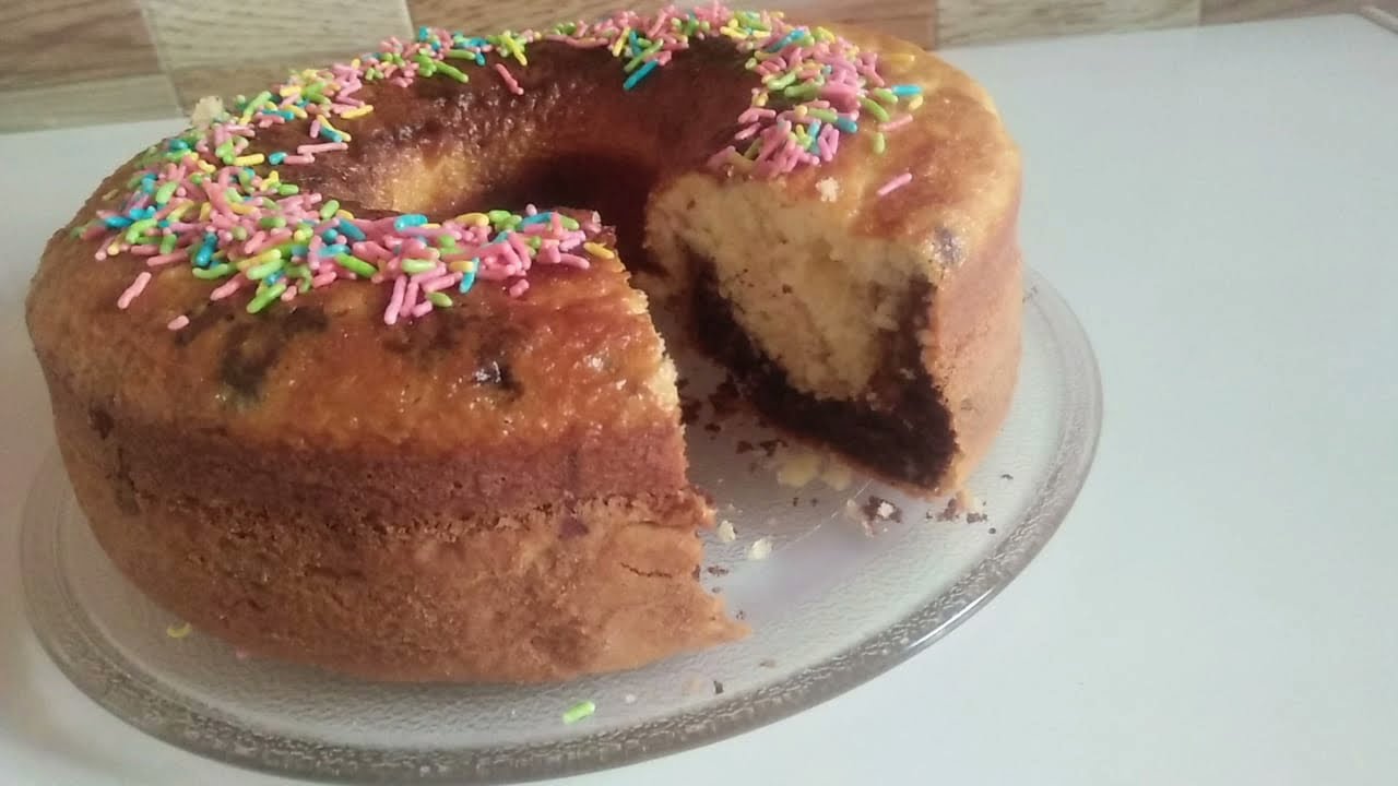 كيك يومي عادي بنكهة كاكاو 😍😍بمكونات بسيطة وناجح للمبتدئين...(اللذة😋 والبساطة)