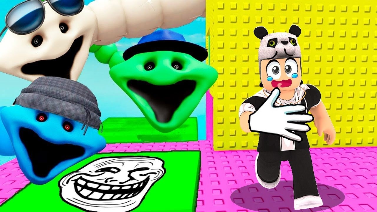ÇILGIN SOLUCANLAR TROLL KULESİNE TIRMANDIM! - Roblox