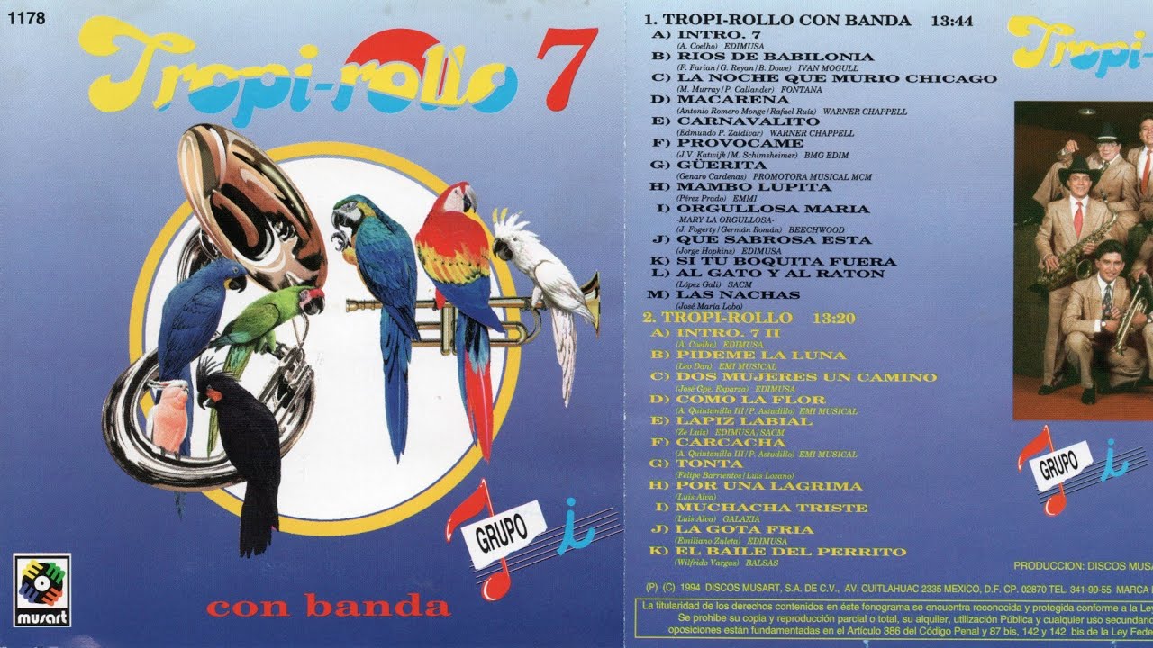 Tropi-rollo Vol. 7 - Con banda - Disco completo.