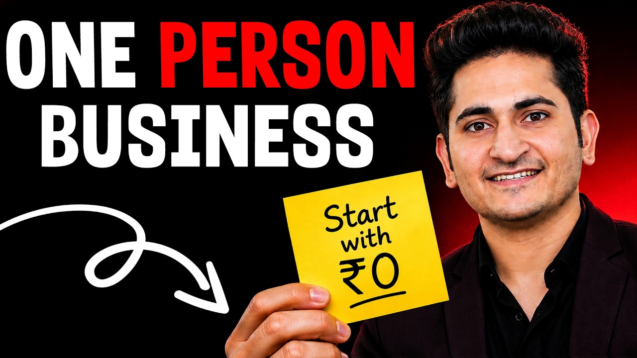 4 One Person Business Ideas - New Business Ideas 2026, Small Business Ideas, Best Business Ideas
