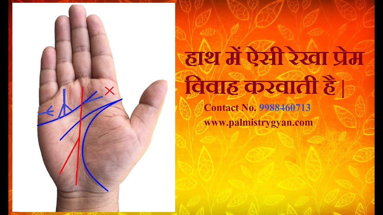 हाथ में ऐसी रेखा प्रेम विवाह करवाती है | Such a line in hand makes love marriage | Palmistry Gyan