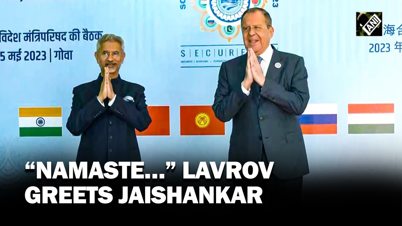 &ldquo;Namaste&hellip;&rdquo; Jaishankar and Lavrov greet each other before SCO Council of Foreign Ministers meeting