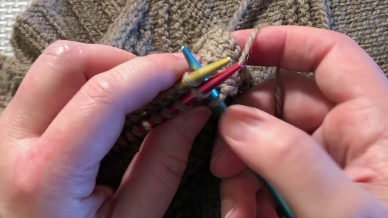 Pemberton Pullover KAL: 3 Needle Bind-off for Shoulder Seams