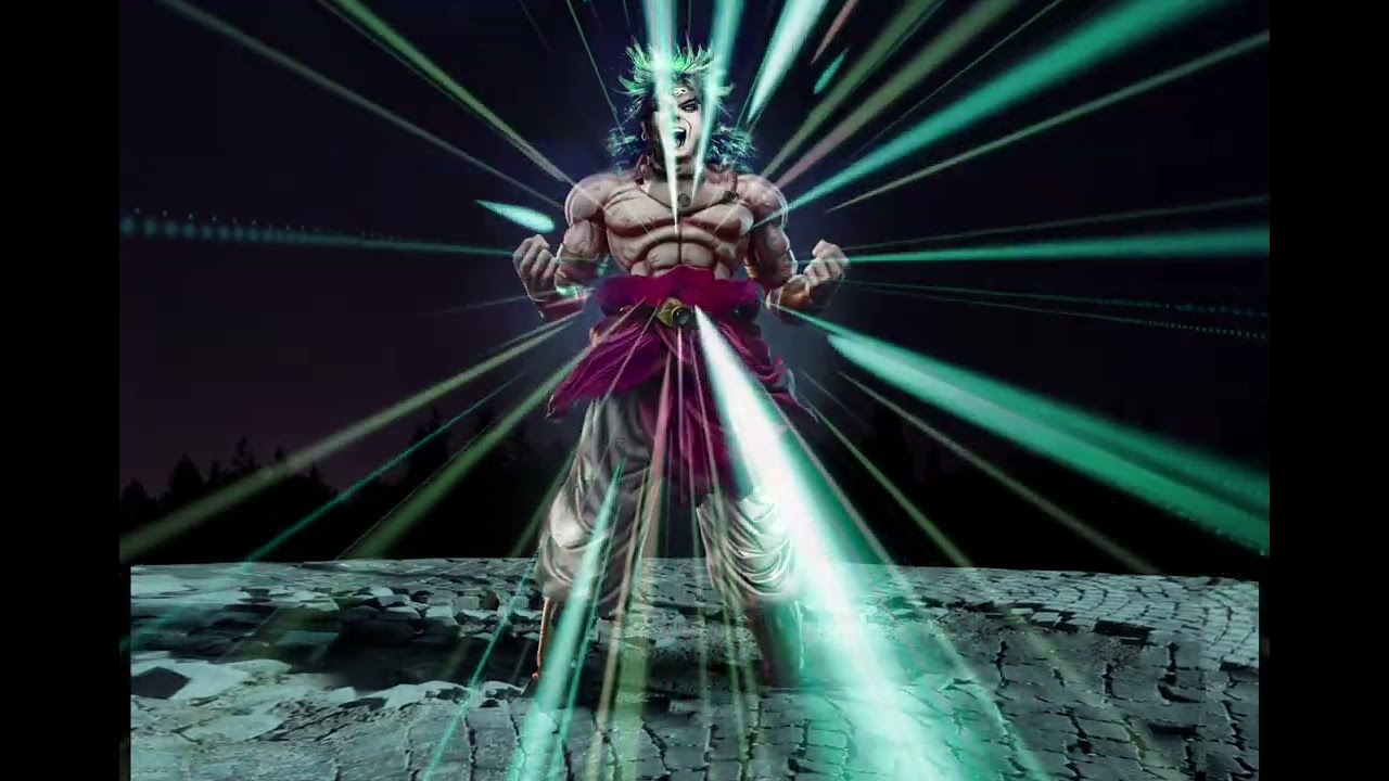 Broly transforms theme animated
