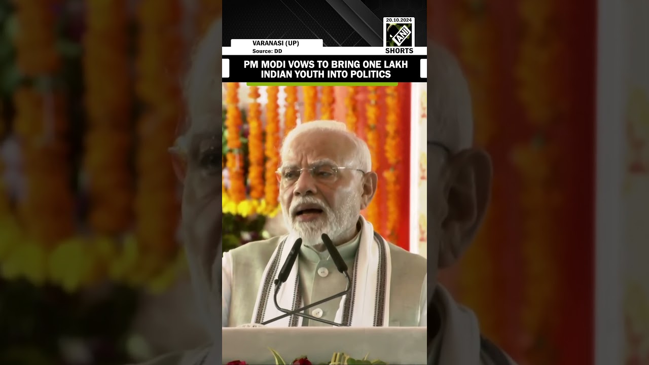 &ldquo;Will bring one lakh youth of the country into politics&hellip;&rdquo; PM Modi&rsquo;s big promise in Varanasi