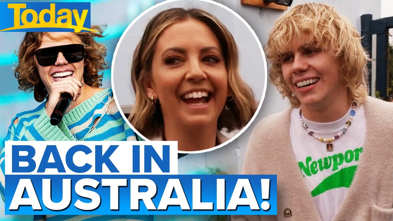 The Kid Laroi returns home for first time since rocketing to stardom | Today Show Australia