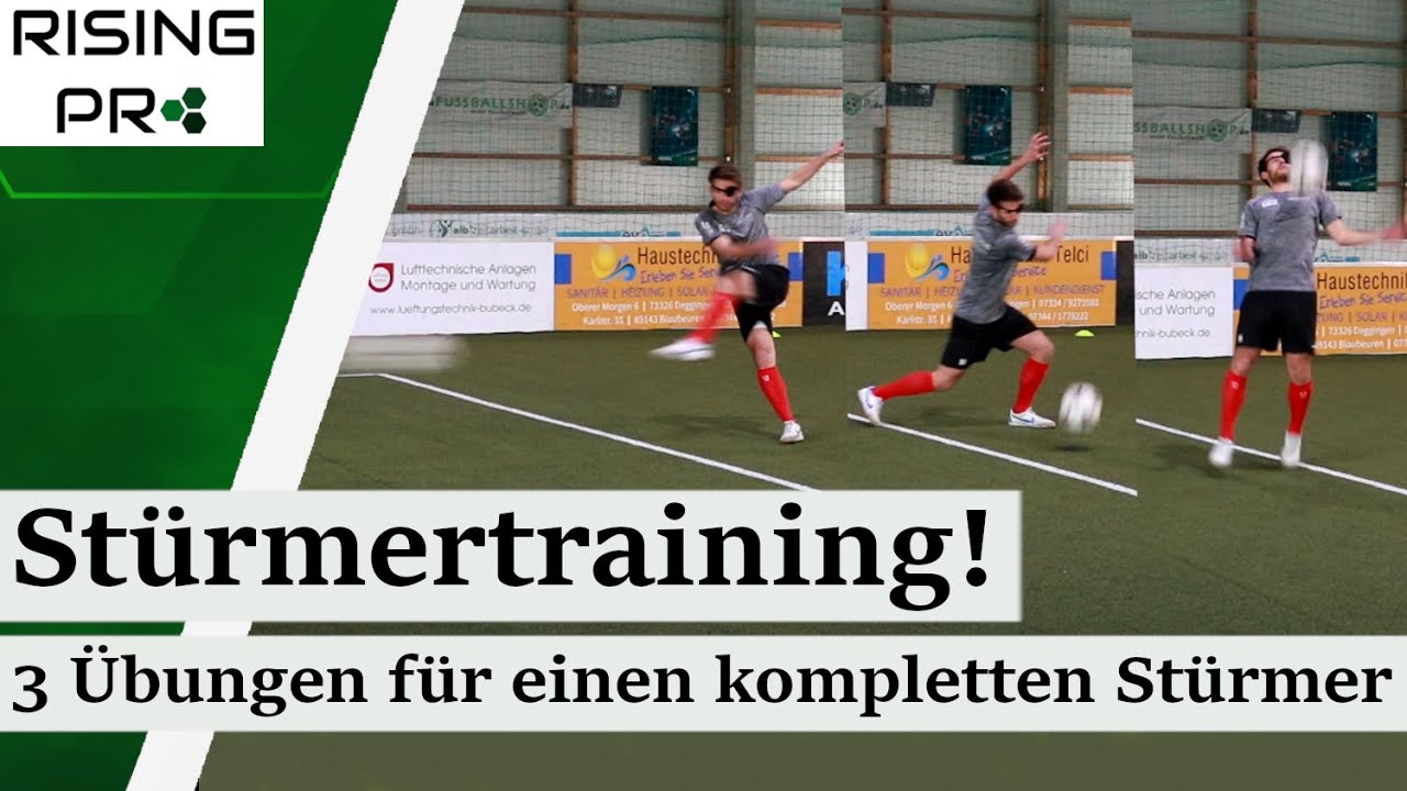 Stürmertraining! 3 Übungen für einen kompletten Stürmer | Rising Pro